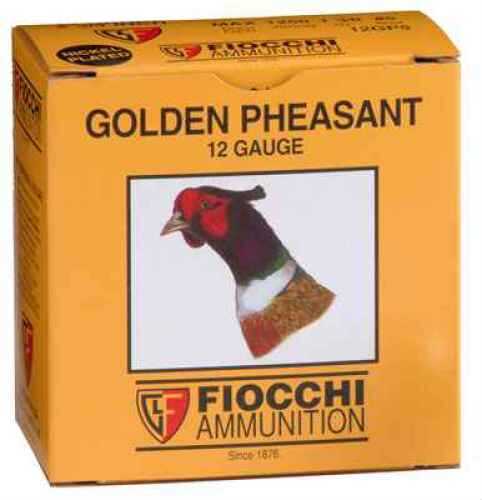 12 Gauge 25 Rounds Ammunition Fiocchi Ammo 3" 1 3/4 oz Nickel-Plated Lead #4